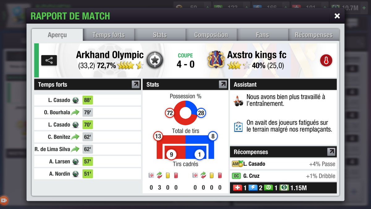 ArkhandOlympic's tweet photo. And the Cup is ours !!!
First trophy of the season, first trophy for our young club Arkhand Olympic 🔥🔥🔥
#TopEleven #TEPA @topeleven @TE_PA_ https://t.co/59jh5bne1B