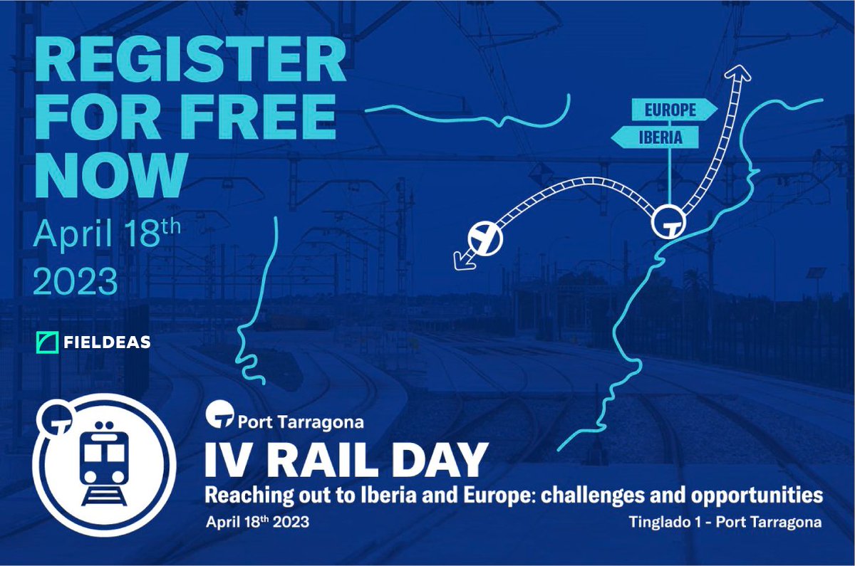 FIELDEAS (@fieldeas) on Twitter photo 👉 Arranca IV Rail Day, foro de #transporte de #mercancías por #ferrocarril.
Disfrutaremos de las ponencias y del networking
Programa 👉 bit.ly/40c2LQY
<a href="/PortTarragona/">Port Tarragona</a> #TransporteMercancias #Intermodal #RailDay #CadenaSuministroGlobal #SupplyChainVisibility #logística 👉 Arranca IV Rail Day, foro de #transporte de #mercancías por #ferrocarril.
Disfrutaremos de las ponencias y del networking
Programa 👉 bit.ly/40c2LQY
<a href="/PortTarragona/">Port Tarragona</a> #TransporteMercancias #Intermodal #RailDay #CadenaSuministroGlobal #SupplyChainVisibility #logística