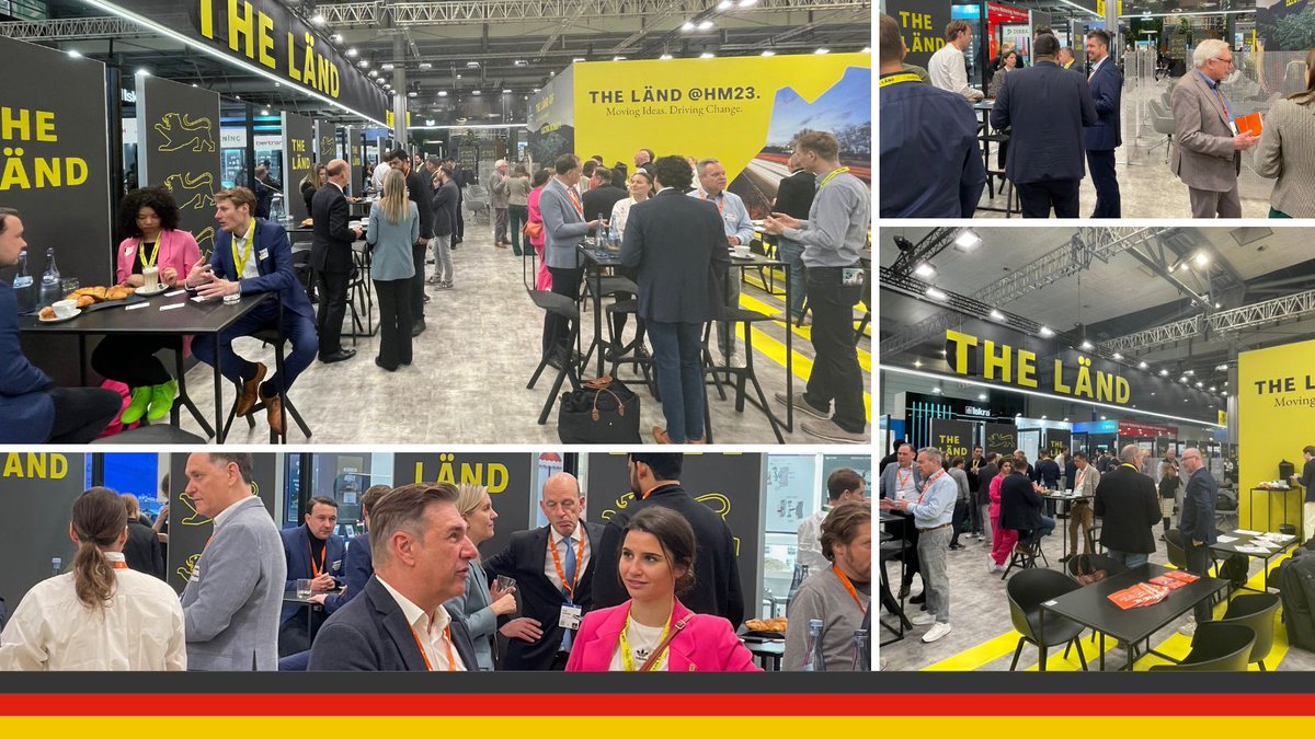 De tweede dag op de Hannover Messe begon met een netwerk ontbijt op de stand van THE LÄND Baden-Württemberg. #HM23