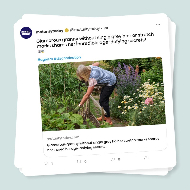 Ageing_Better's tweet photo. Real headlines. Real consequences.  

We are calling on @IpsoNews, the independent body that regulates most of the UK’s newspapers and magazines, to add age to its code of practice on avoiding discrimination.