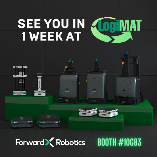 Just 1 week until #LogiMAT in Germany!

Have you secured your 1-on-1 meeting with us at booth #10G83?

Book your time: forwardx.com/events/logimat…

#Robotics #Automation #SupplyChain #Logistics