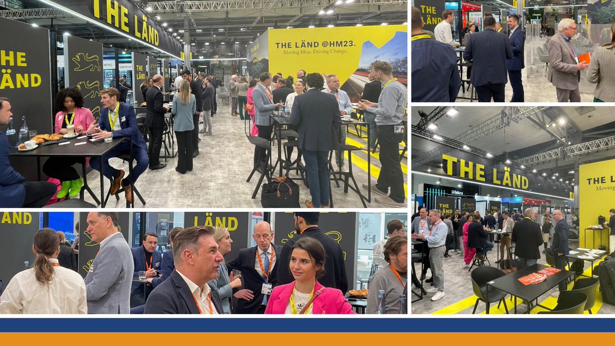 Der zweite Tag auf der Hannover Messe begann mit einem deutsch-niederländischen Netzwerkfrühstück, zu dem THE LÄND eingeladen hat.