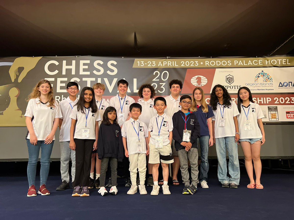 allison badacsonyi (@abadacsonyi) on Twitter photo The England Junior Chess Team at the World School Chess Championships 2023 in Rhodes - 530 participants from 53 countries 🏴
<a href="/ecfchess/">English Chess Federation (ECF)</a> <a href="/ECFSchools/">ECF Schools Chess</a> <a href="/ECFJuniors2023/">England Juniors</a> <a href="/ECF_Chess/">English Chess Fed</a> <a href="/ecf_women/">ECF Women's Chess</a> The England Junior Chess Team at the World School Chess Championships 2023 in Rhodes - 530 participants from 53 countries 🏴
<a href="/ecfchess/">English Chess Federation (ECF)</a> <a href="/ECFSchools/">ECF Schools Chess</a> <a href="/ECFJuniors2023/">England Juniors</a> <a href="/ECF_Chess/">English Chess Fed</a> <a href="/ecf_women/">ECF Women's Chess</a>