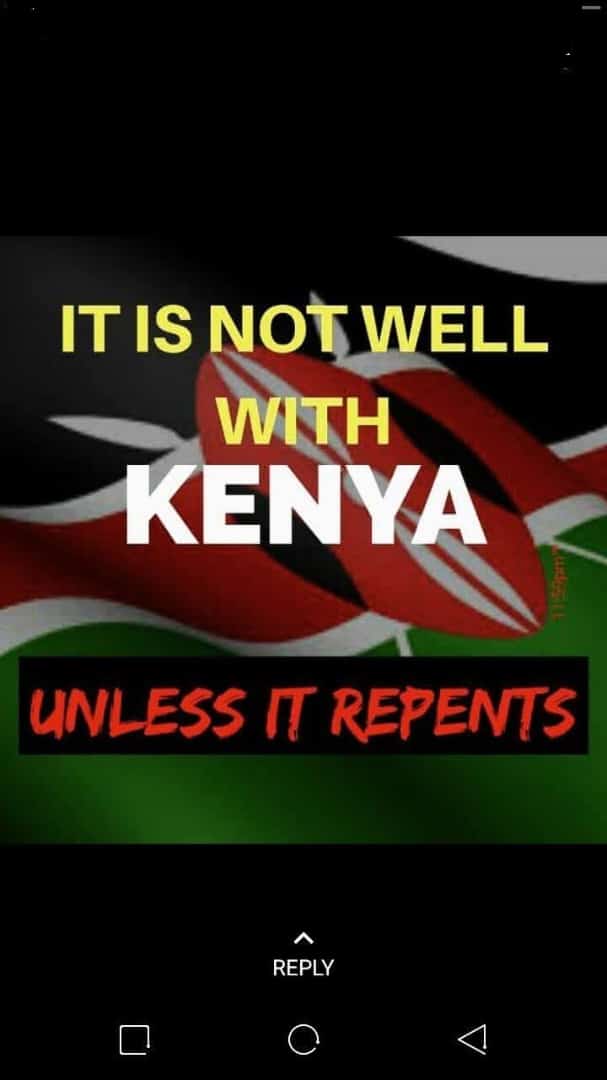 BrianOchi128287's tweet photo. How I wish  the leaders of this land would  hear the call  of  the watchmen blowing their trumpets  round

KENYA AHEAD  IS BAD
WE MUST REPENT https://t.co/gn4vAdtKNn