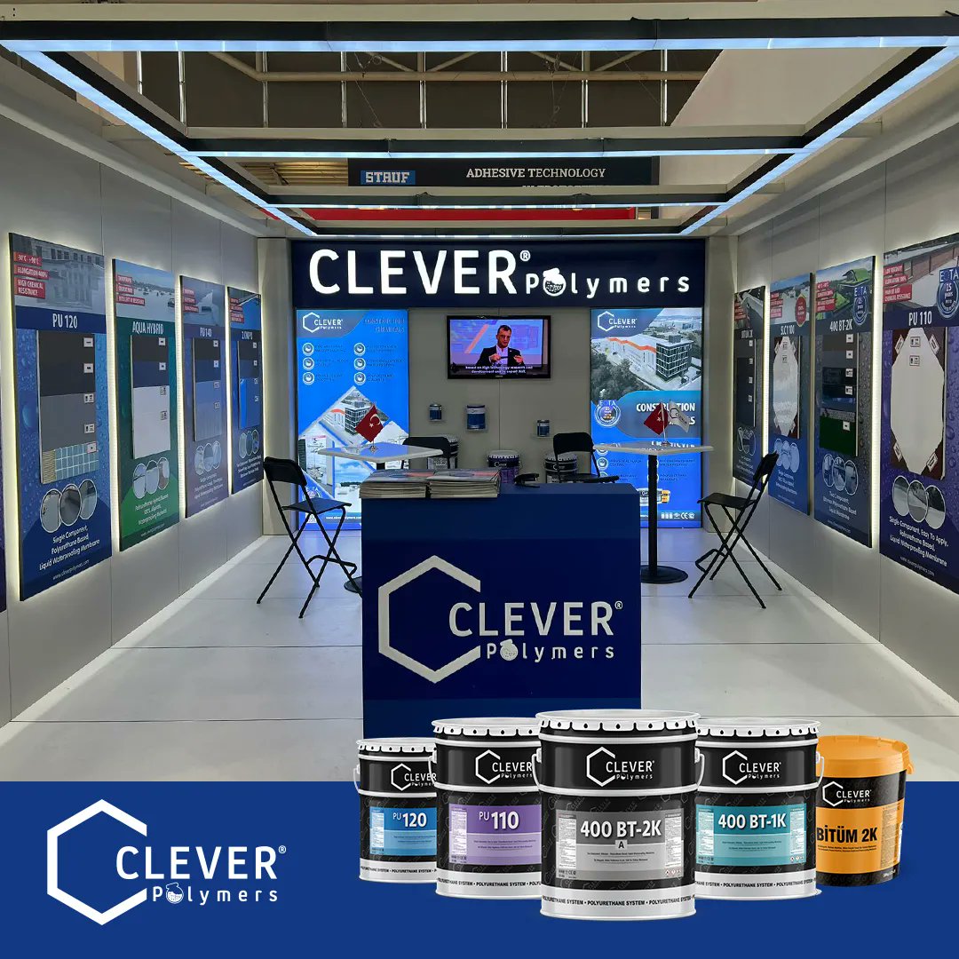 During the fair, you will have the opportunity to meet our experts and discover all the solutions we offer to meet your needs. Visit us at booth 321 in Hall B6 and learn about all the solutions we have prepared for you. 

#cleverpolymers #bau #bau2023 #baugermany #turkey #germany