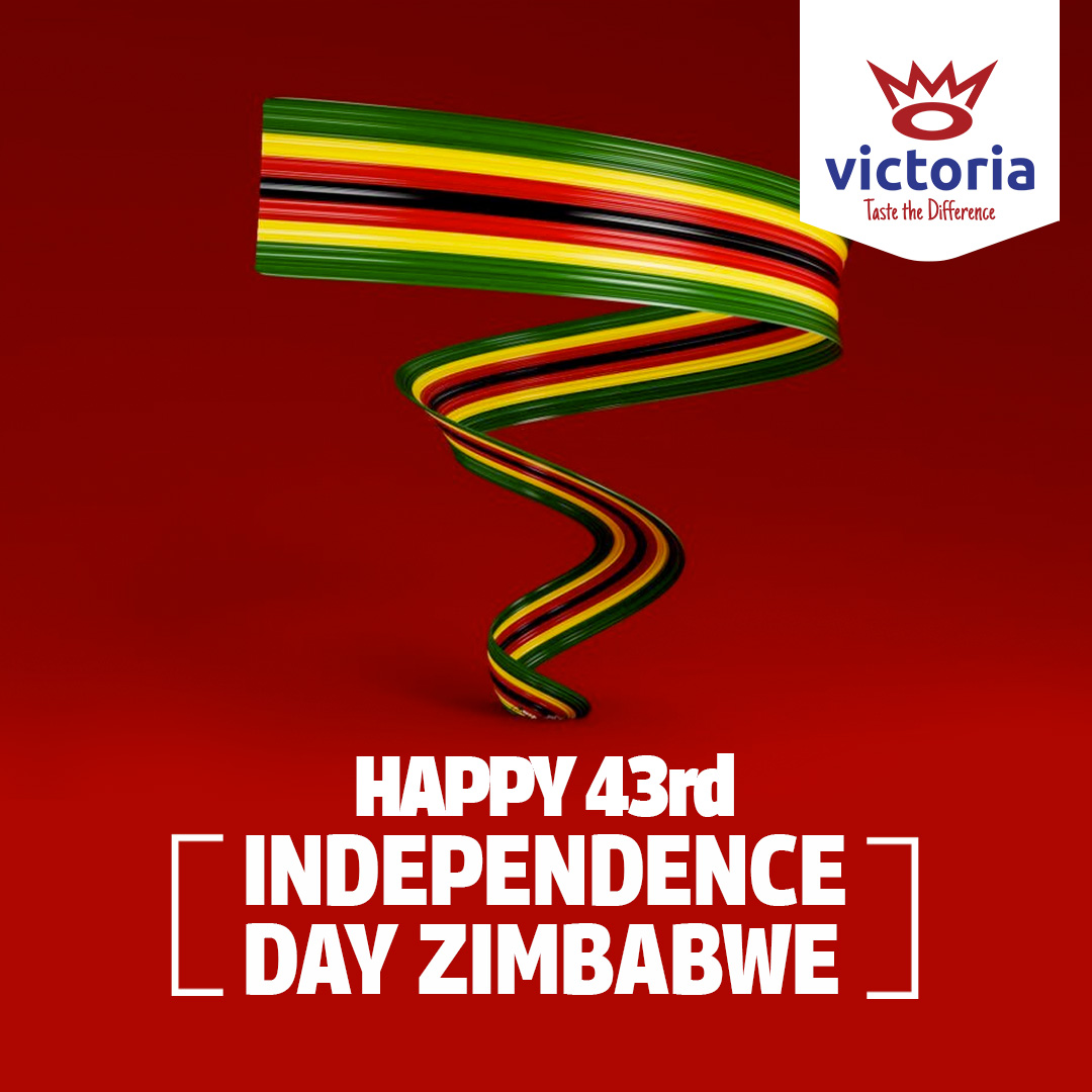 victoriafoodszw's tweet photo. Victoria Foods joins in celebrating everyone on Zimbabwe's 43rd Independence Day! https://t.co/oNnEPkApsZ