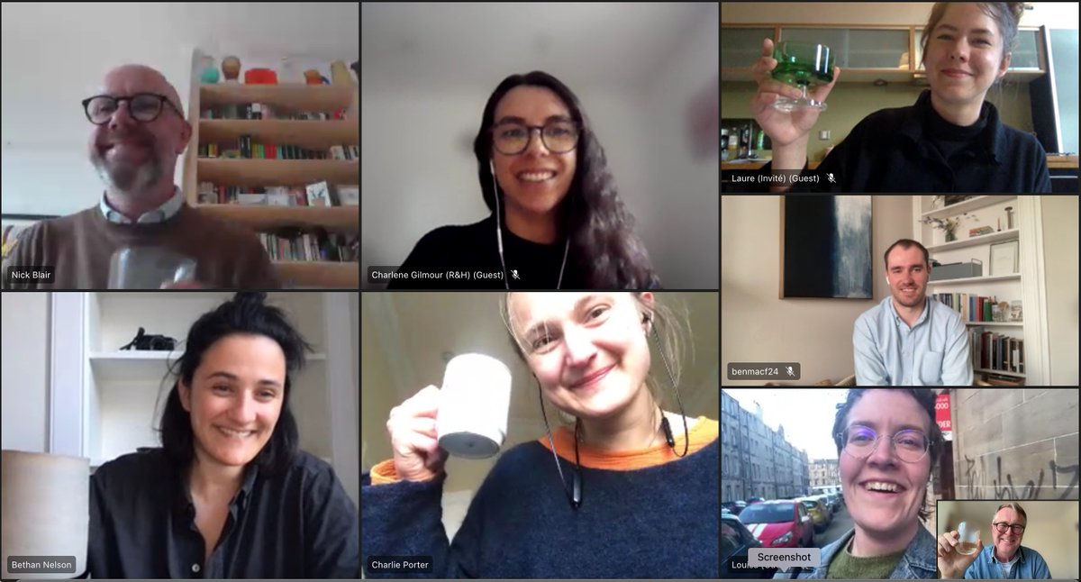 Congratulations to those ESALA candidates who recently passed the Part 3 Professional Practice in Architecture examination - shown here enjoying a virtual celebration with Nick Blair representing APEAS and Peter Robinson their Professional Studies Adviser. Well done everyone!
