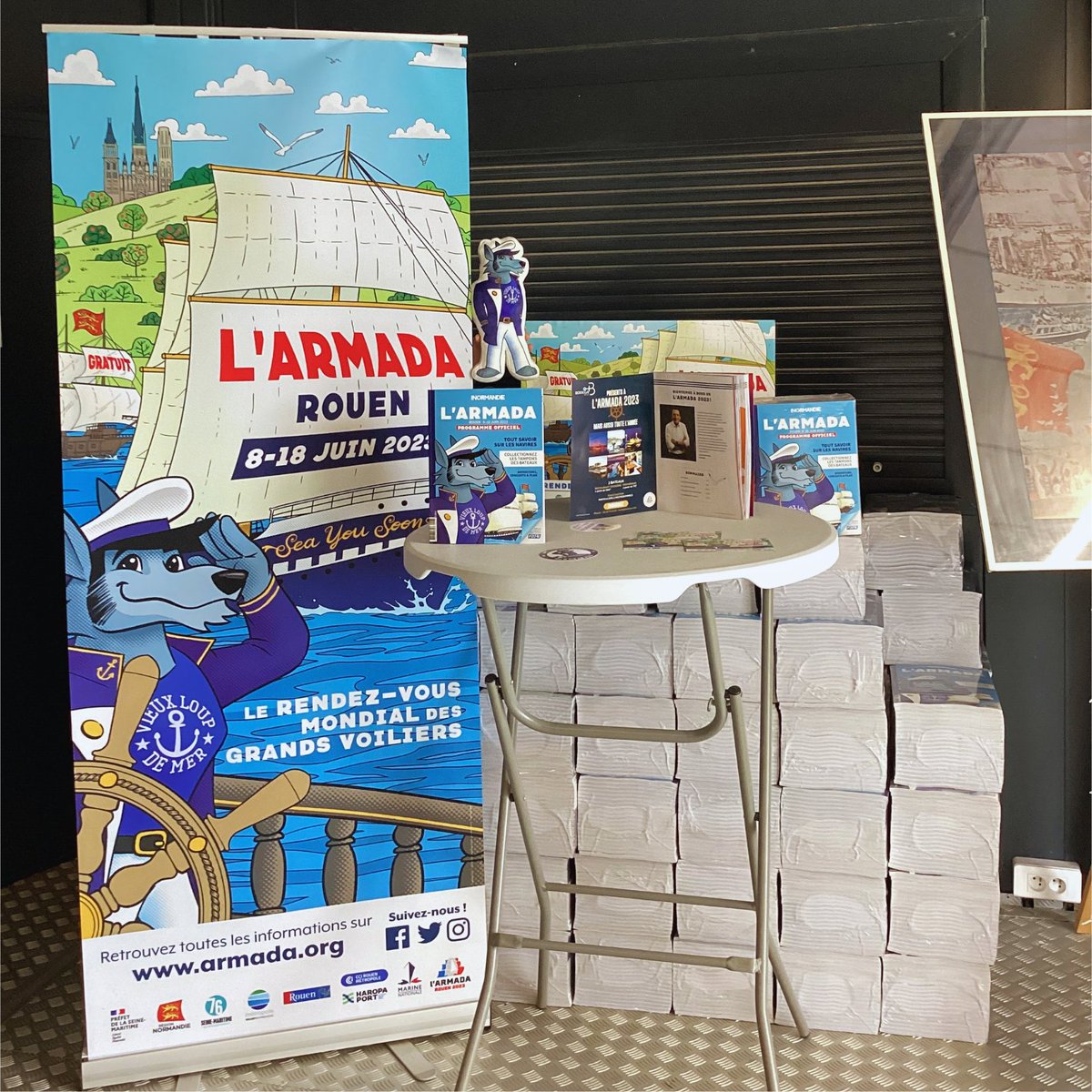 ArmadaRouen's tweet photo. 🤩 Le Programme Officiel Armada 2023 sera en vente dès demain !

✅ Retrouvez le Programme Officiel en Pré-vente dans les kiosques en Normandie et sur le site de Paris-Normandie : https://t.co/POFvI9l2p5

J-50

#ArmadaRouen #ProgrammeOfficiel #rouen #gratuit #navires #animations https://t.co/MgQo3NcBN6