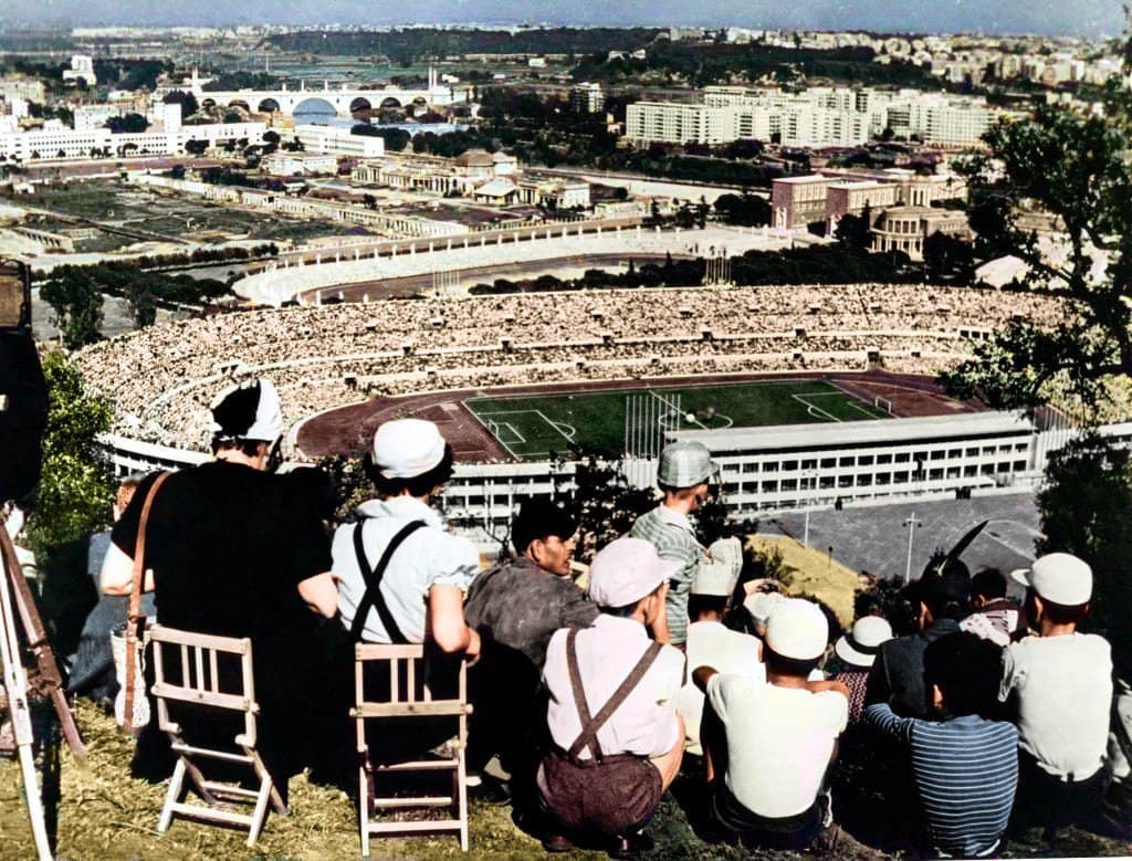 Lo 🏟️ Olimpico nel 1957
#StadioOlimpico #ASRoma