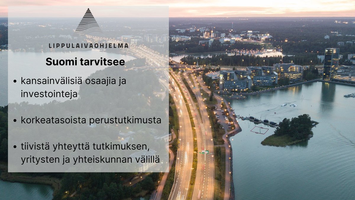 TKI-rahoitussuunnitelman toteuttaminen vaatii Suomelta nyt tärkeitä strategisia valintoja. Lue lippulaivojen yhteinen kannanotto ⬇️

#TKIrahoitus #TKI #FinnishFlagships #hallitusohjelma #tutkimus

invest.utu.fi/fi/news/tutkim…
