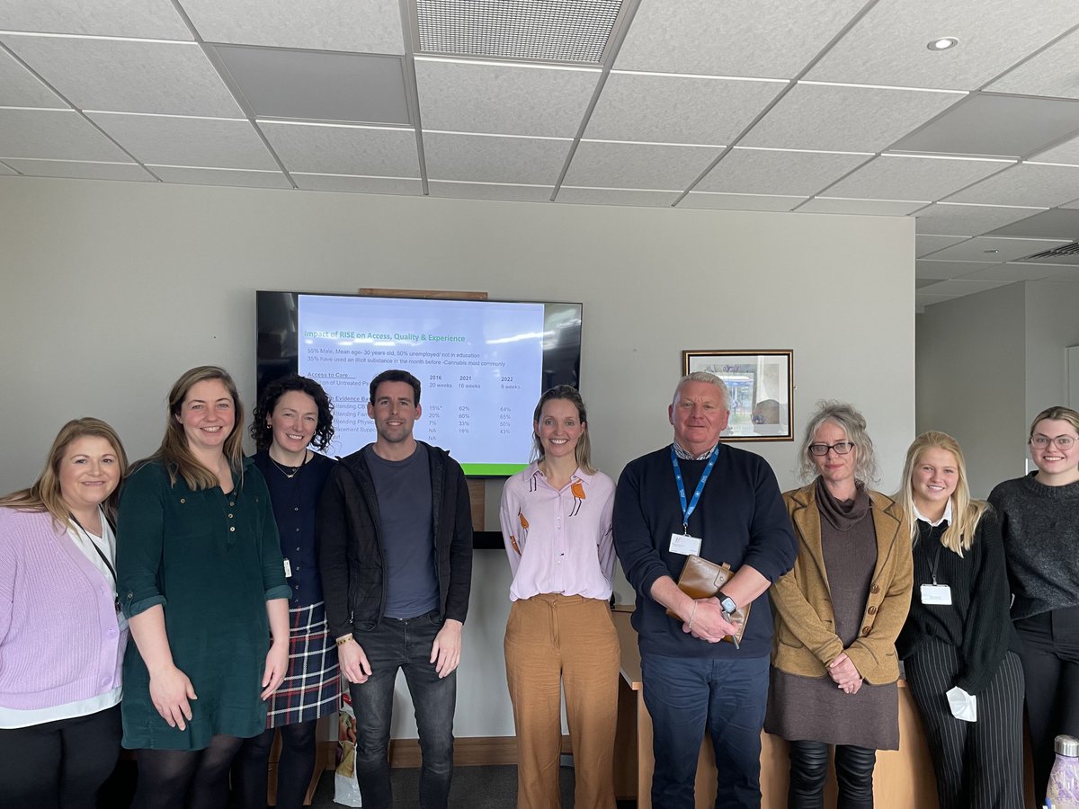 Dr. Karen O'Connor + team ⁦<a href="/RisePsychosis/">RISE Early Intervention for Psychosis Service</a>⁩ in Cork. EIP team provides end to end holistic care for service users leading to improved timeliness and quality of care. Time from onset of psychosis to treatment shortened from 20 weeks to 8. A model for healthcare everywhere.
