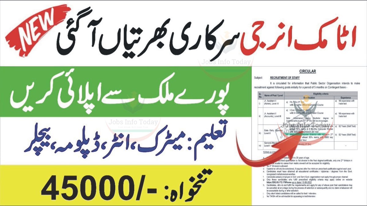 JobsInfoToday1's tweet photo. PAEC Jobs 2023 online apply - Govt jobs today https://t.co/ILlugO4vtn via @YouTube 
#PAECJobs2023 #OnlineApply #DreamJob #CareerGoals #PAECJobs #JobSearch #JobHunting #JobTips #JobAdvice #JobApplication https://t.co/hgZqeMiUIG