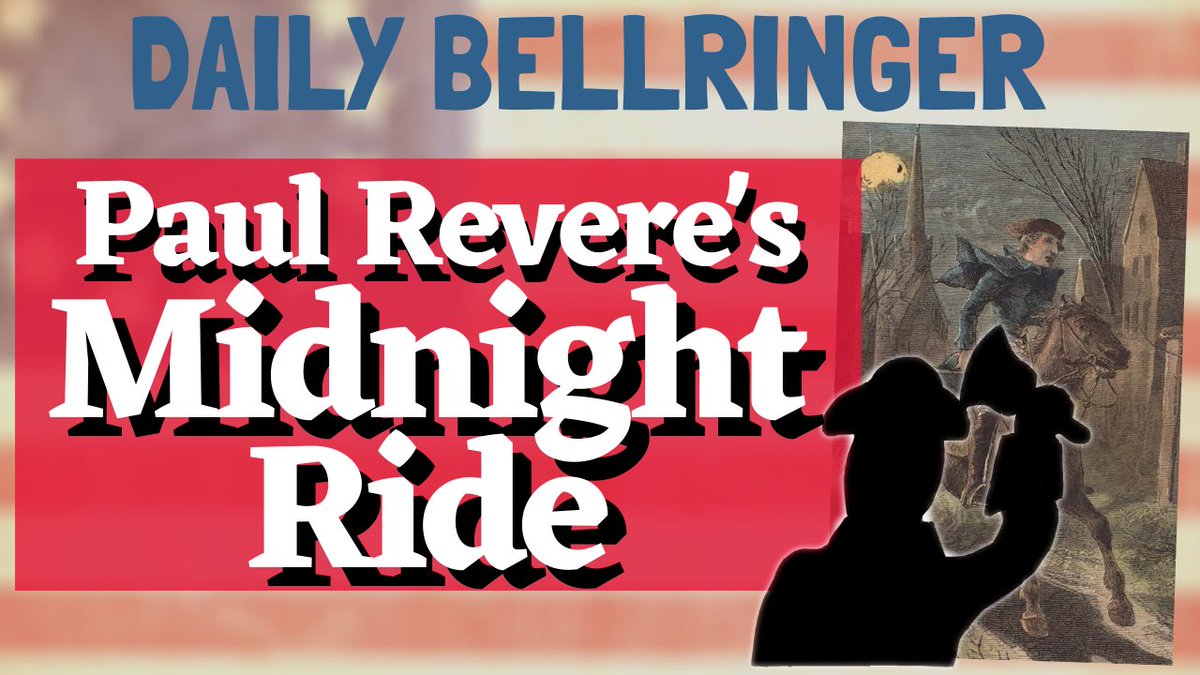 BellringerDaily's tweet photo. On this day in history, April 18, 1775, Paul Revere and others warn that "The Redcoats are coming!" https://t.co/2ENYJYGbAq

#history #ushistory #americanhistory #distancelearning  #sschat #socialstudies #teacher #historyteacher #ushistoryteacher #socialstudiesteacher #onthisday https://t.co/sXntYFBX9n