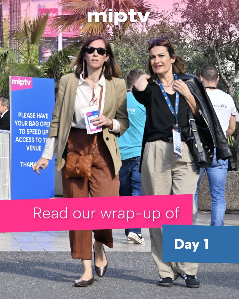 mip's tweet photo. Take a look back at what happened on Monday, day 1 of the Spring International Content & Co-Production Market, in our wrap-up article.
🔗 https://t.co/hSeILLclVi
#mipmarkets #MIPTV #Contentindustry #TVindustry #Television #TVcontent #TVshows #opportunity #business https://t.co/NJlAcY7ayi