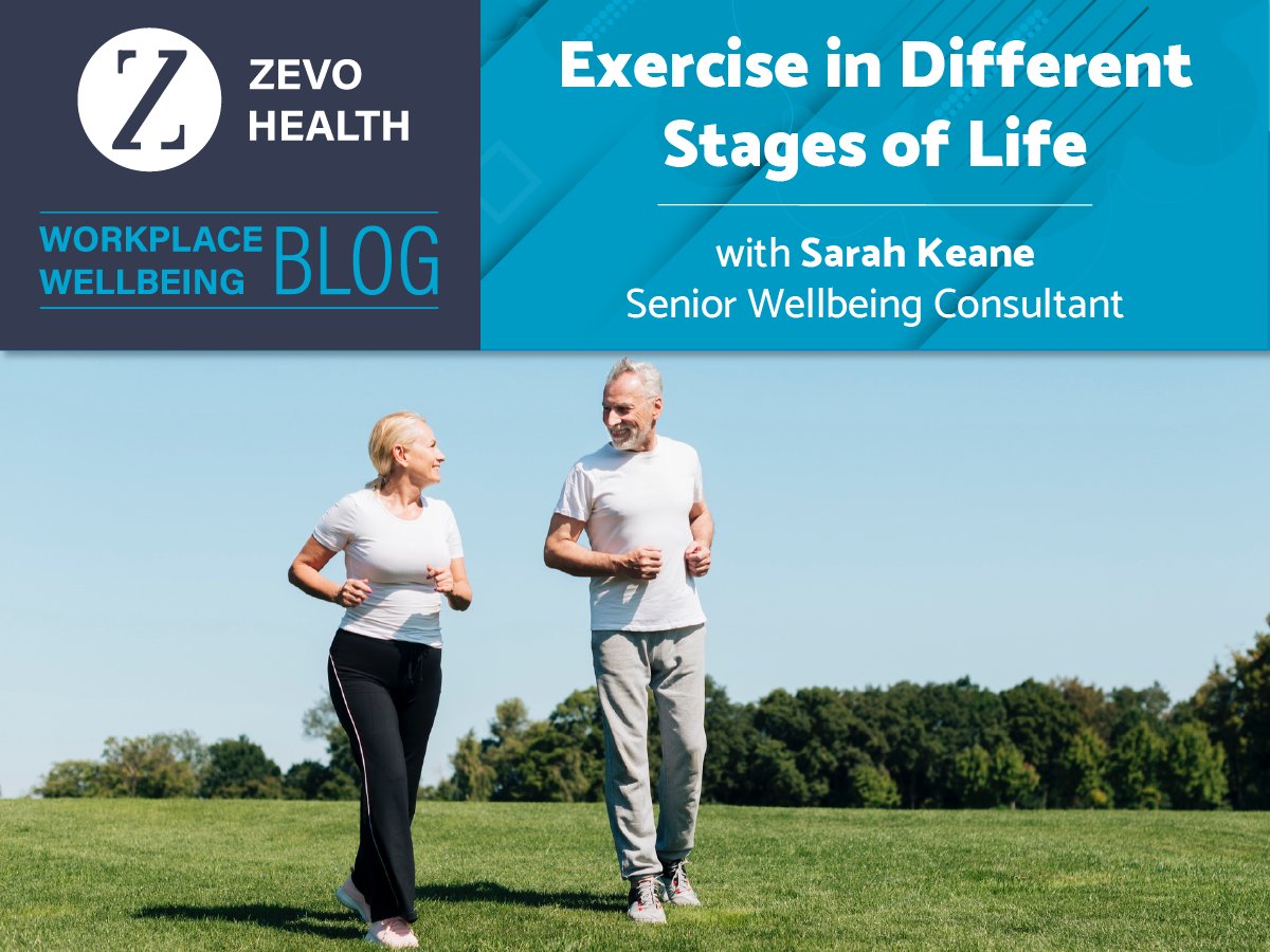 The many health benefits of exercise are increasingly documented. Our latest article, created by Senior Wellbeing Consultant, Sarah Keane discusses the types of exercises we should incorporate throughout the different stages of our lives.  Click to read: bit.ly/3MVwlqO