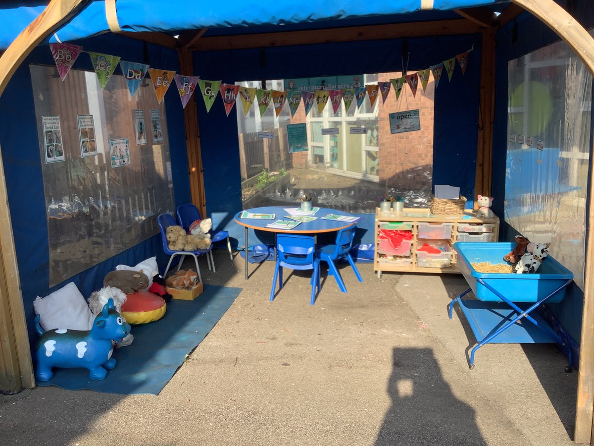 The veterinary surgery is open for all poorly animals, waiting for our budding vets and care givers.