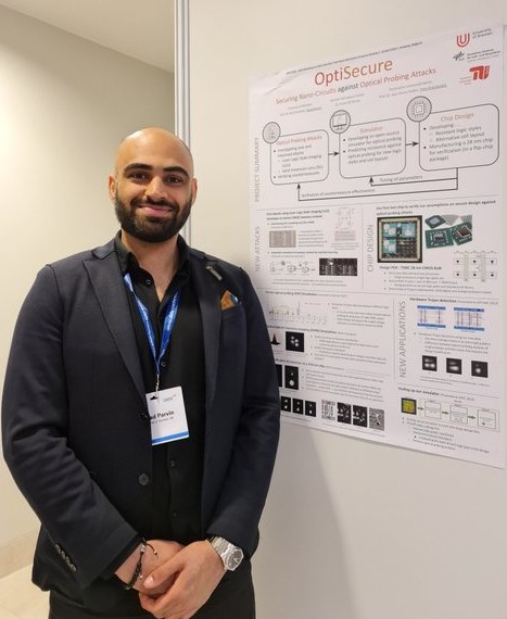 Rolf Drechsler (@rolf_drechsler) on Twitter photo #DATE2023 - Sajjad Parvin from <a href="/agra_uni_bremen/">AGRA Uni Bremen</a> presenting on "#OptiSecure: Securing Nano-Circuits against Optical Probing" at <a href="/DateConference/">DATE Conference</a>
@UniBremen <a href="/SstuParstu/">Sajjad Parvin</a> #security #CyberSecurity #DATE2023 - Sajjad Parvin from <a href="/agra_uni_bremen/">AGRA Uni Bremen</a> presenting on "#OptiSecure: Securing Nano-Circuits against Optical Probing" at <a href="/DateConference/">DATE Conference</a>
@UniBremen <a href="/SstuParstu/">Sajjad Parvin</a> #security #CyberSecurity