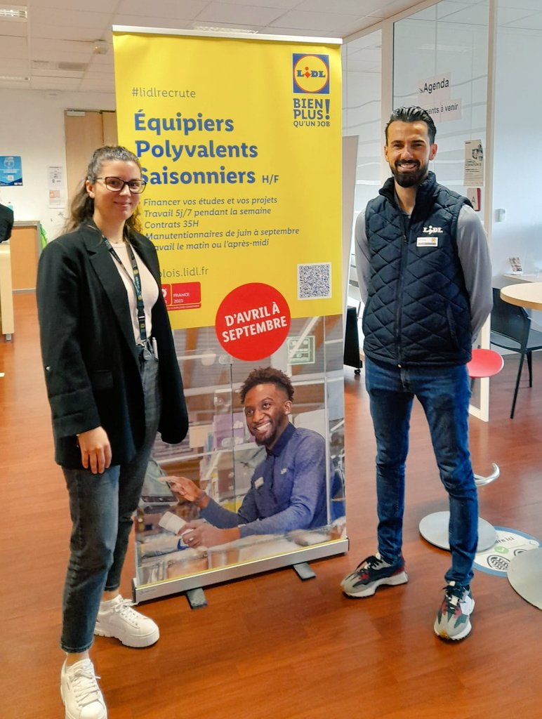 @poleemploi_VAR Pôle emploi de #Fréjus & #SaintRaphael accompagnent @lidlfrance dans ses #recrutements saisonniers !
@ParisseAudrey @SouhereBaataoui