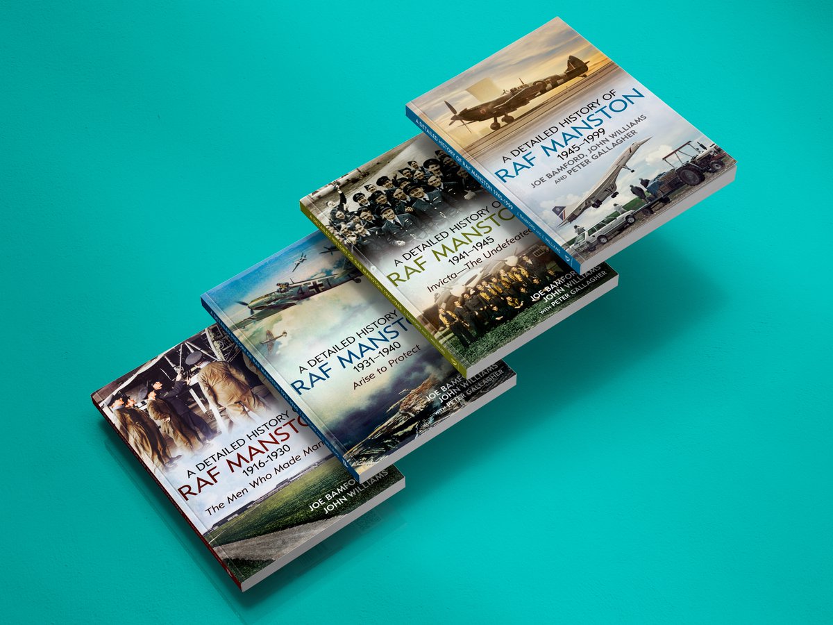 FonthillMedia's tweet image. 📚A DETAILED HISTORY OF RAF MANSTON (bundle)

👉🏼 fml.pub/manston-bundle

A superb four-volume series detailing the history of Britain’s most distinguished RAF station.

#Manston #RAFManston #bundle #books #aviation #ukairfields #BritishAirfields #RAFStation #aviationhistory