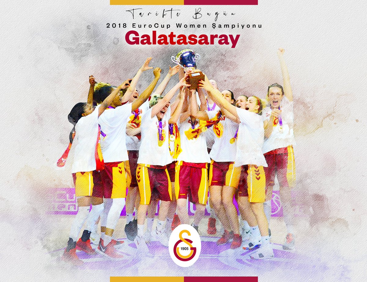 📆 TARİHTE BUGÜN | 2018 EuroCup Women Şampiyonu Galatasaray! 🏆

Finalde Reyer Venezia'yı mağlup eden #SarayınSultanları, EuroCup Women’ı ikinci kez müzemize getirdi. 💛♥️