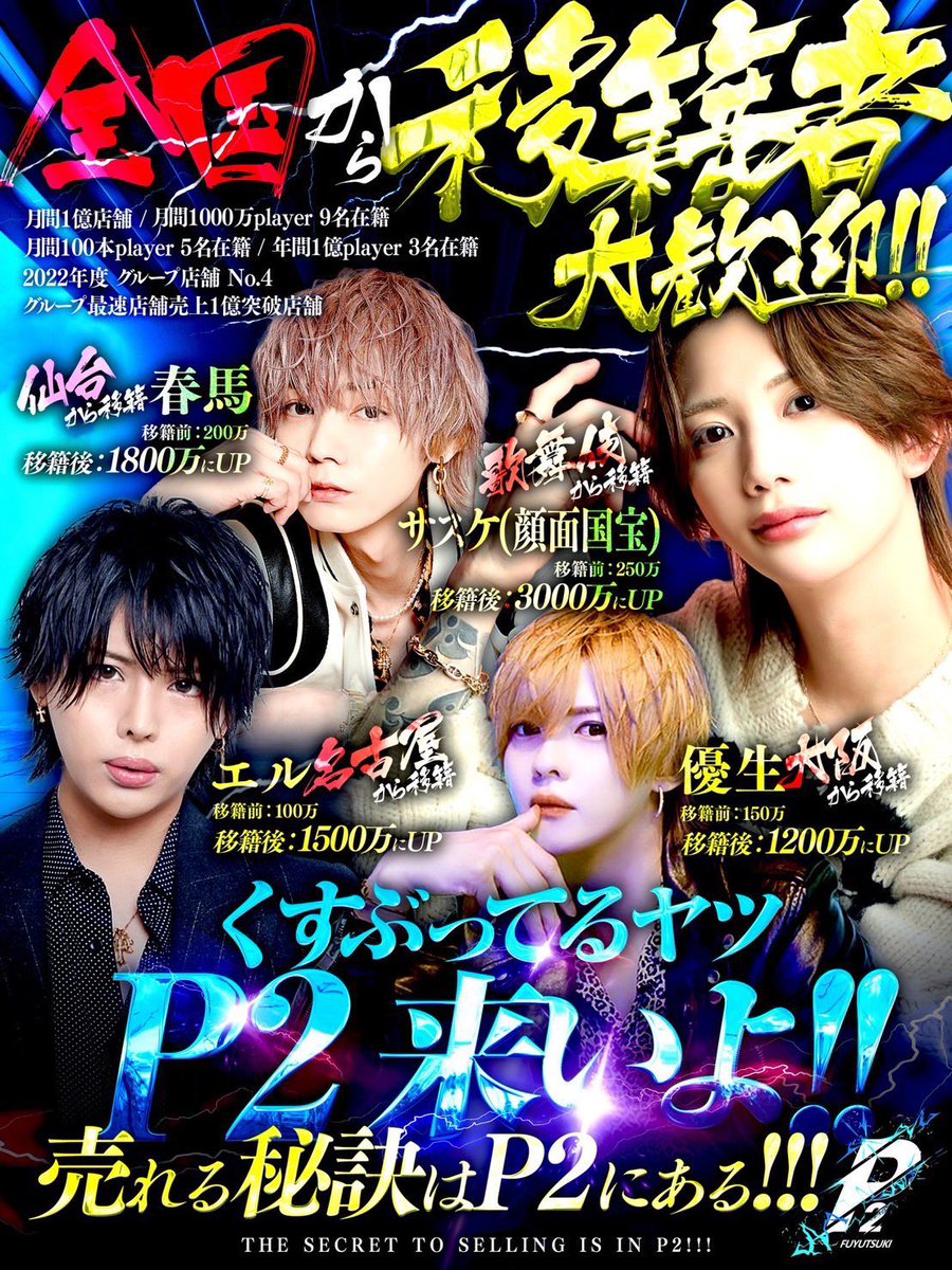 CLUB P2 人事部アカウント tweet media
