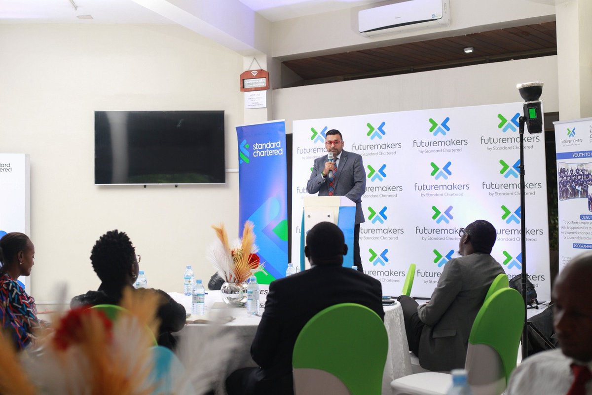 norbert_walter's tweet image. &quot;As a bank, we commit to continue lifting participation of youths in the economic decisions that are made regarding their livelihood, training and skilling them in readiness for employment,&quot; Mr. Sanjay Rughani added. 

#YouthToWorkUg | #SCFutureMaking