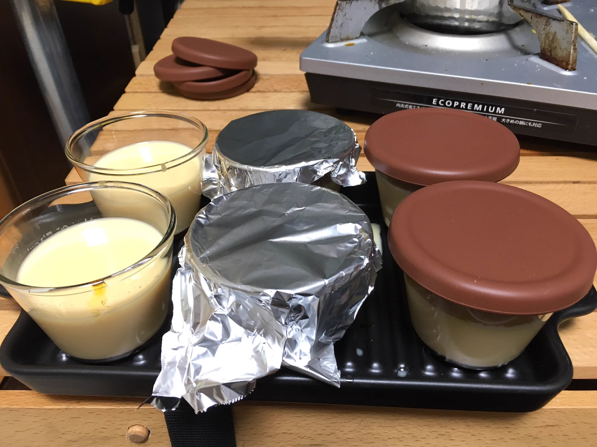 どのプリンが一番おいしい？6つの異なる条件で焼いたプリンの検証！！