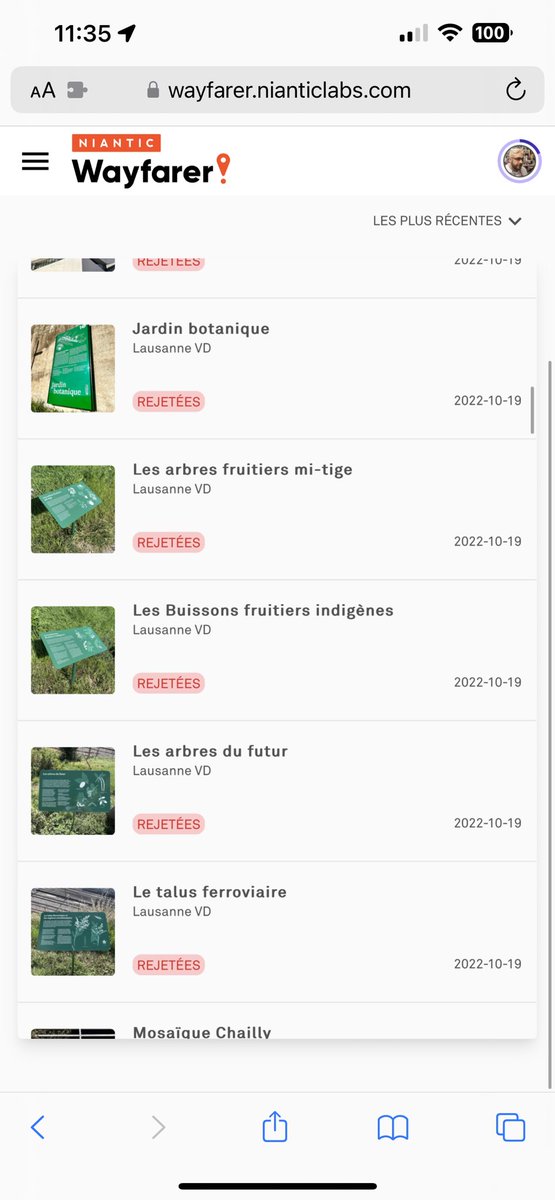 0Dada23's tweet photo. I really agree more with Niantic! they only know how to disappoint their player! I brought about 300-500 pokestops to my city, I take a long time to make waypoint suggestions. but this morning! I received 27 refusals in 30 minutes... incomprehensible  (+comment) @NianticWayfarer https://t.co/ahTuJu3SGa