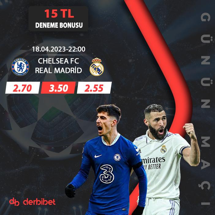 Bugün Şampiyonlar Ligi çeyrek final rövanş maçında Chelsea, Real Madrid'i ağırlayacak.

Bu maç için en iyi oranlar Derbibet'te!

derbibet160.com

#bahiskazan #casino #bahisoyna #kazino #iddaaoyna #derbibet #bahis #iddaayap #para #bonus #bet #bahisyap