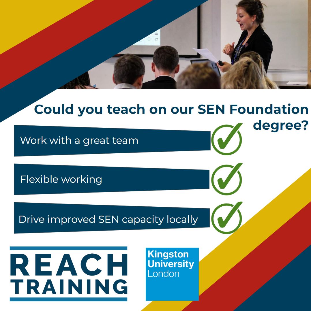 🚨WE ARE HIRING🚨 Have you trained others to improve their SEN practice? Are you interested in boosting SEN specialist knowledge in edu settings? Do you want to work flexibly with a great team? Come and lead our SEN &amp; Inclusive Practice Foundation Degree: tinyurl.com/SENIProles