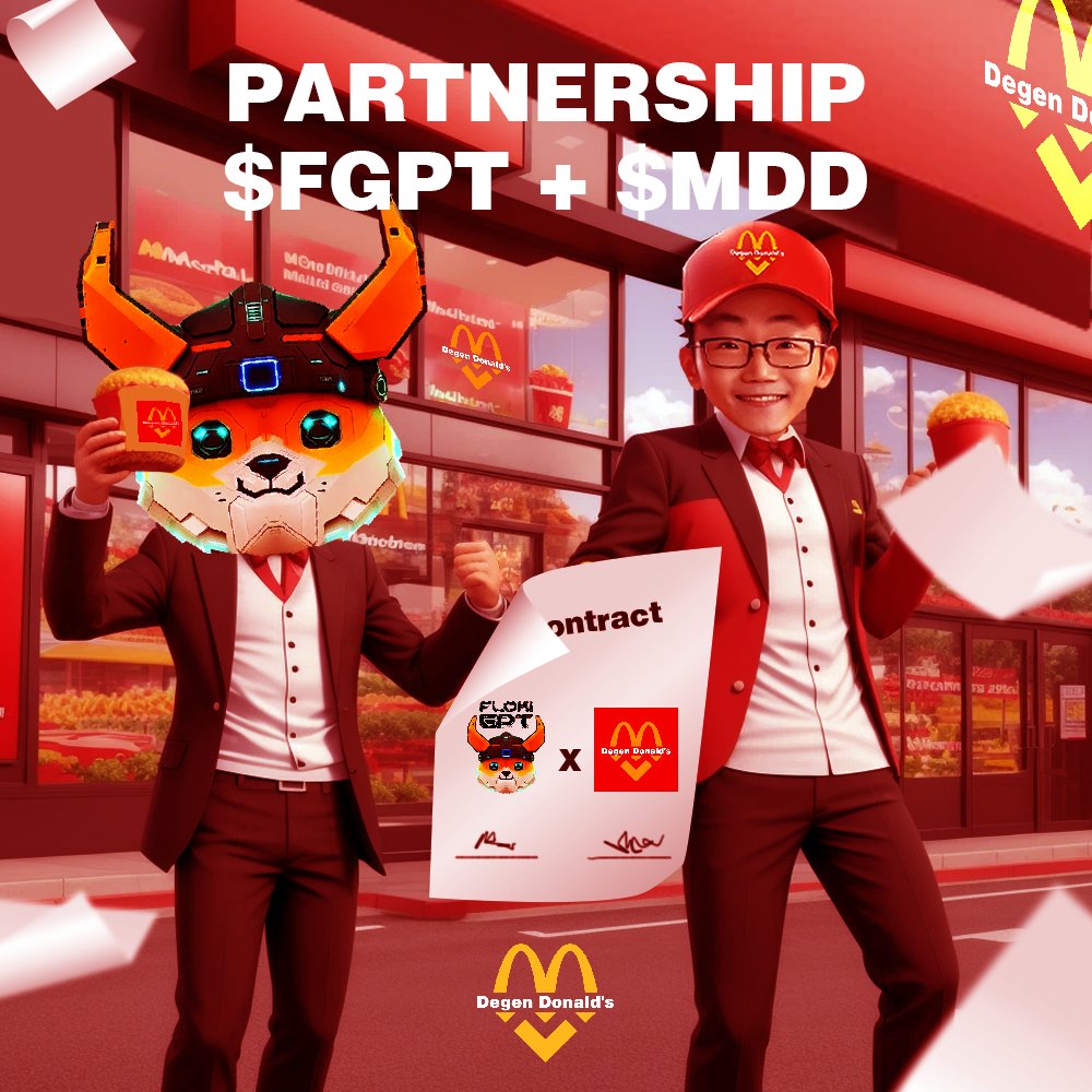NEW PARTNERSHIP!

We are happy to announce our partnership with the first memefi project with story-telling $FGPT and $MDD (DEGEN DONALDS).

Now, $FGPT will have a new utility in the $MDD farm pool.

Pool Launch: TODAY! STAY TUNNED.