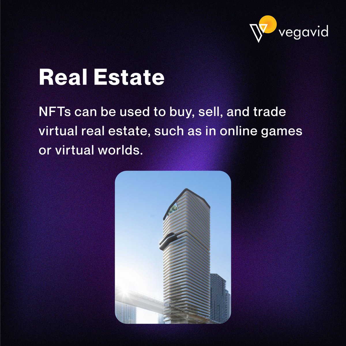 VegavidOfficial's tweet photo. Check out the use cases of NFTs. Part 2
More: https://t.co/6IdB2Fa68i
#Vegavid #VegavidTechnology #Usecases #NFT #NFTs #NFTdevelopmentcompany https://t.co/nuTOjcWbE7