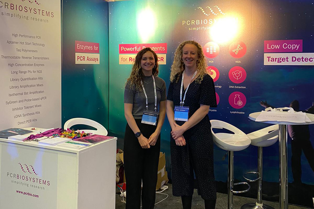 PCR_Biosystems's tweet photo. Sophie and Andrea are at the #microbio23 booth today. If you're at the conference, be sure to drop by and learn about our latest #pcr, #qpcr and #ngs products to boost your #microbiology research!
@MicrobioSoc #SimplifyingResearch https://t.co/oBiScCrdAR
