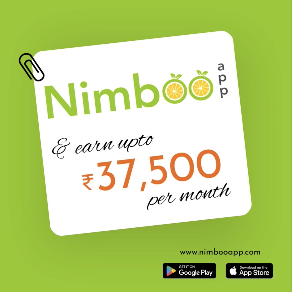 NimbooApp's tweet image. Earn Rs. 37,500 doing Part-Time with Nimboo App

Just start a new side hustle with your Full-Time Job.

#nimbooapp
#nimbuapp
#parttimeincome
#partimework
#sidehustle2023
#sidehustle