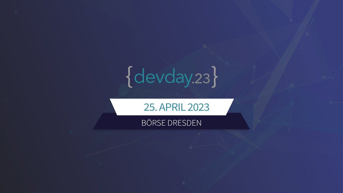 👨‍💻 Dev Day 2023: Kostenlose Veranstaltung für Software-Experten zum Wissen erweitern und Austauschen.

📅 25. April 2023 📍 Dresden

➡️ Erfahren Sie mehr: devday.de | <a href="/devdaydresden/">dev day</a> 

👉 Tech Events in Deutschland: germantechjobs.de/events

#GermanTechEvents
