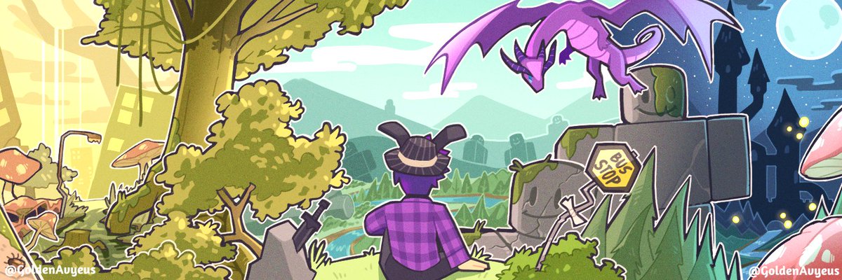 GoldenAvyeus's tweet image. Twitter banner commission for @BricksBree ty for ordering! 😁👍
#ROBLOX #robloxart #robloxtwitter #robloxartcommission #robloxcommission #RobloxCommissions