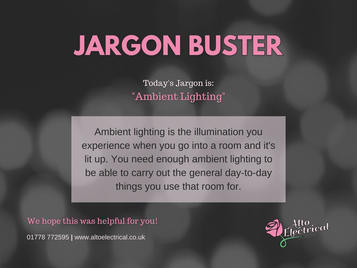 Ambient lighting is functional. Its purpose is to light up a room which means it doesn’t need to be particularly decorative. Depending on the functionality of your room, you may choose to have bright light, or a low level light – it’s all about your personal preference!