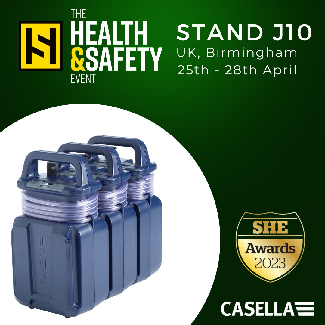 We are looking forward to sharing our latest solutions at The Health and Safety Show in Birmingham next week. Join us from the 25th to the 28th of April at the NEC Birmingham. 

#SHEAwards #safety #workplacesafety #occupationalhealthandsafety #airsampling #monitoringsolutions