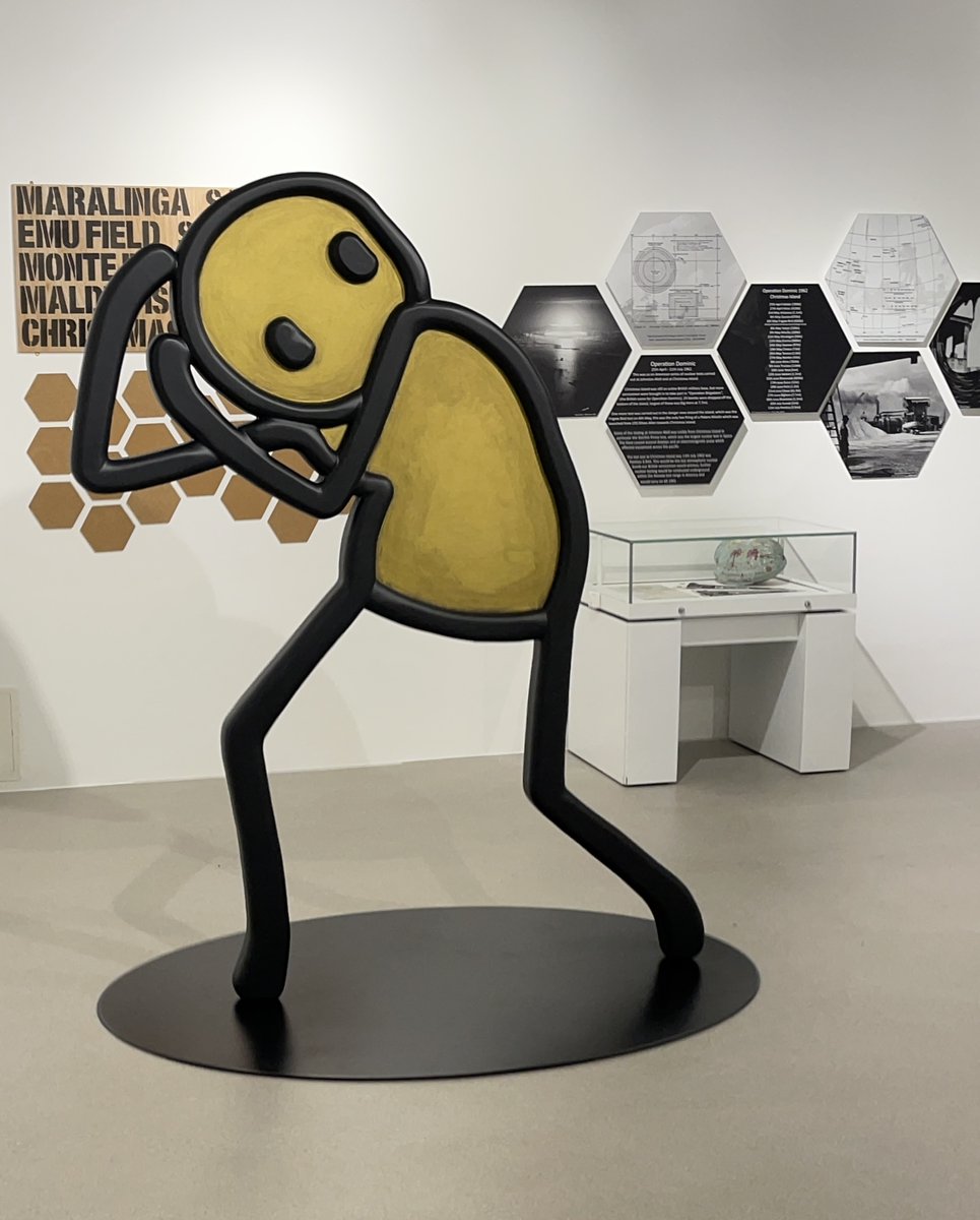 REMuseum's tweet photo. Work by the artist Stik and some fascinating personal items from veterans of the Nuclear tests, it's an exhibition you won't want to miss. It runs until the 29th May 2023, and is included in the museum admission.
#BNTVA #nuclearveterans #plym #pamlico #remuseum #royalengineers https://t.co/ZezGYESz5i