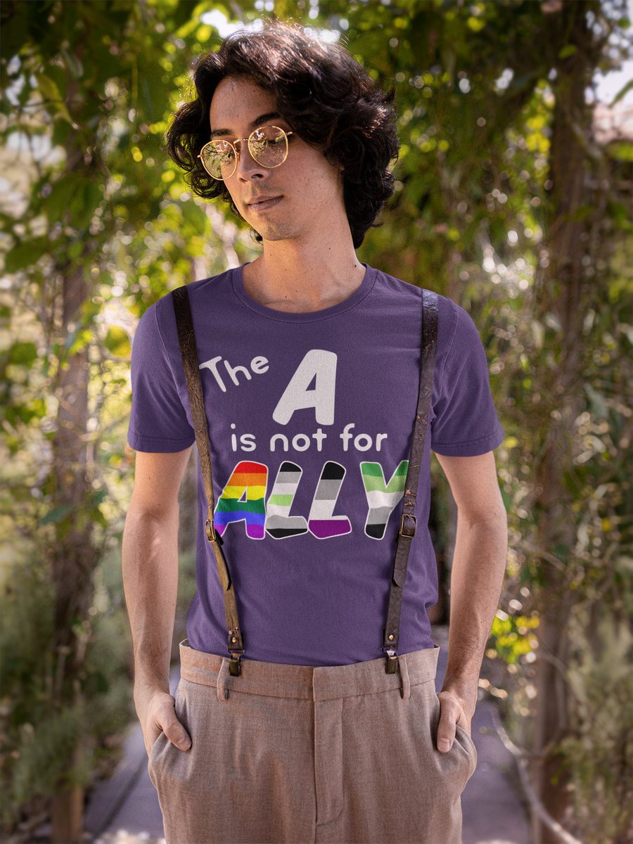 The A is *not* for #ally, it's for aromantic, agender and asexual. 

On sale in the UK: amzn.to/3sGzvo9

And in the USA: amazon.com/dp/B09PDM5DDS?…

#aromantic #agender #asexual #ace #aro #lgbtqia