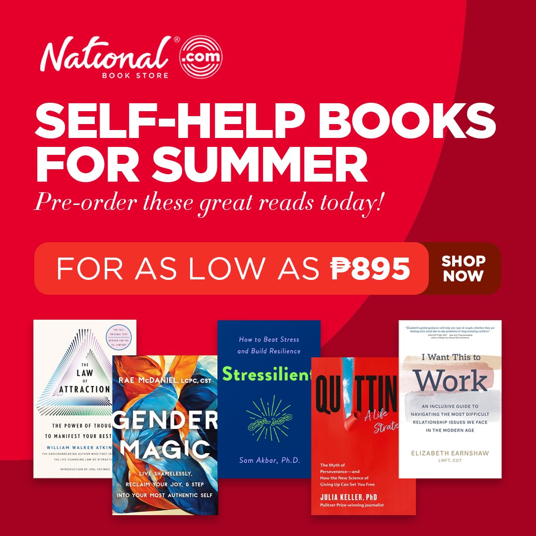 Gain valuable advice, improve your productivity, and learn more about yourself and others with these new self-help books. PRE-ORDER and get 10% OFF: nationalbookstore.com/sale?orderby=q…

#Books #BooksPH #NBSbookstagram #NBS #LakingNational #BalikSayaBalikNBS