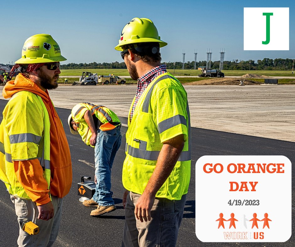 #GoOrangeDay is tomorrow! Wear your best orange shirt and tag us on social media. We can't wait to see how everyone celebrates!

#NationalWorkzoneAwarenessWeek