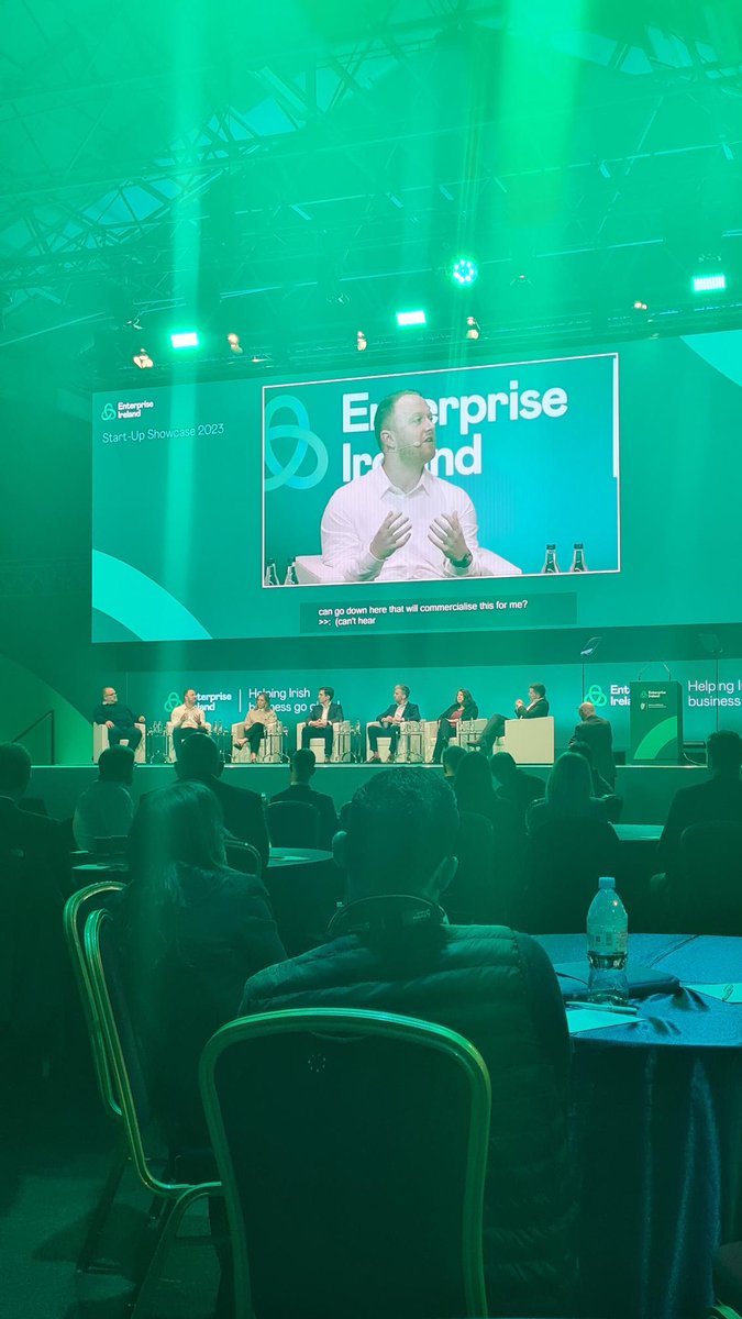 Furthr_ie's tweet photo. 'Solving Big Problems' panel at the #HPSUStartupShowcase with
Martin O'Reilly of #OutPutSports
Alan Barry of #PlasmaBound
Sandra Healy of #Inclusio
Fionn Lahart of #OneProjects
Riona Na Ghriallais of #ProVerum
Brian Shields of #NeurentMedical
#GlobalAmbition https://t.co/yJYkFyr0dh