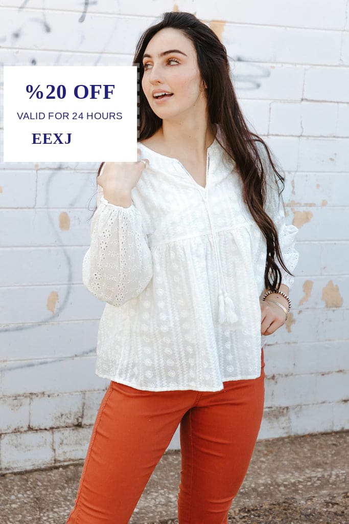 LAGCoffe's tweet photo. Check out this product 😍 Tassel Tie Eyelet Babydoll Blouse 😍 
by Trendsi starting at $56.99. 
Shop now 👉👉 https://t.co/ToPzn5xd0y https://t.co/ocSNyREe06