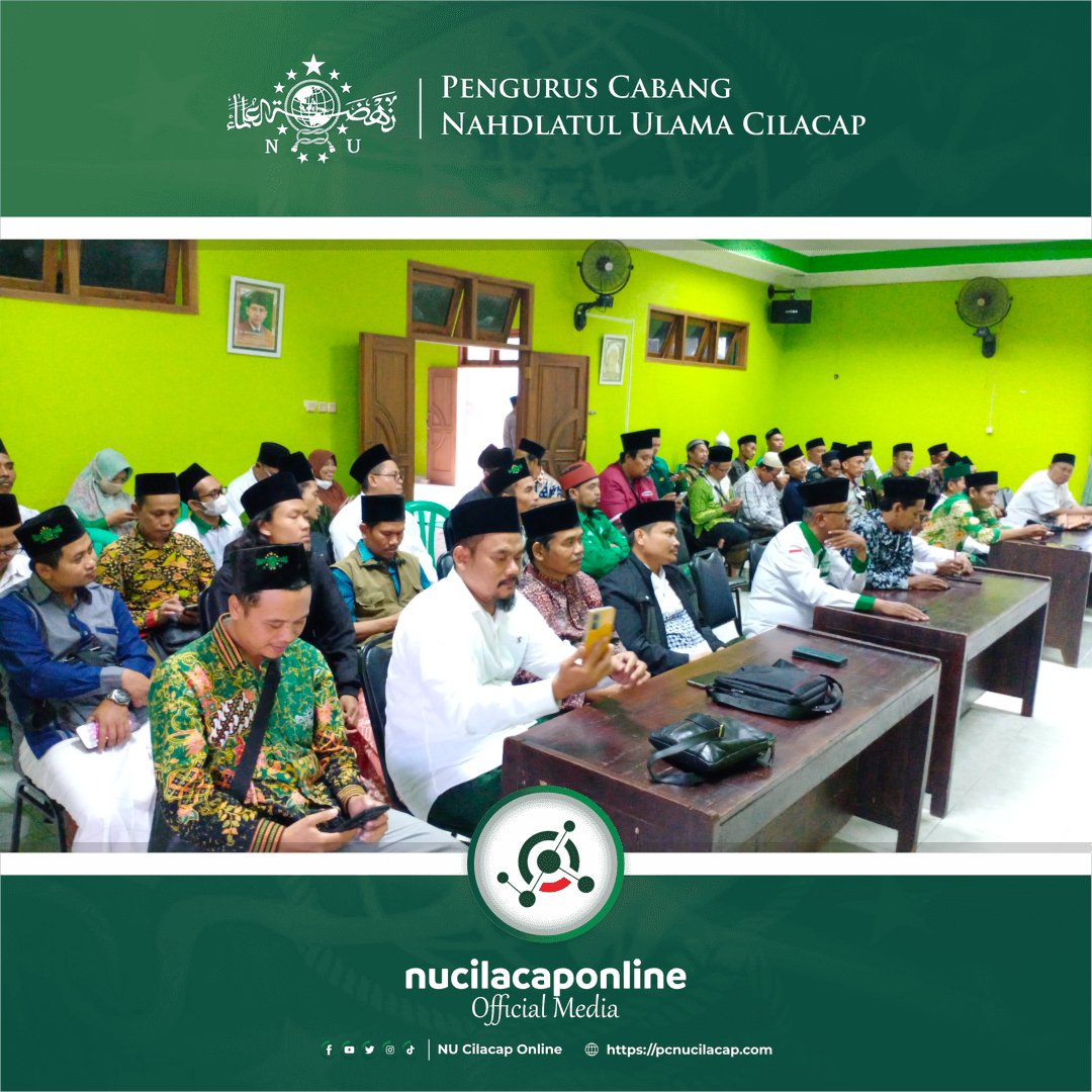 nucilacaponline's tweet photo. Sosialisasi Kebijakan Melalui Media Tradisional. Dengan Tema " Nguri -Nguri Kesenian Hadroh"
Dan Sosialisasi Persiapan Konferensi Cabang PCNU Cilacap Bulan Juni 2023 Mendatang Di Gedung MWCNU Patimuan.

Cilacap, Selasa ,18/6/2023 
#nucom #pcnucilacap #nucilacaponline https://t.co/Am3WZskY4I