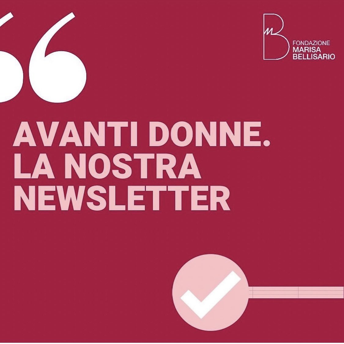 È online la nostra nuova newsletter #AvantiDonne. Buona lettura!

👉 fondazionebellisario.org/?na=view&id=76