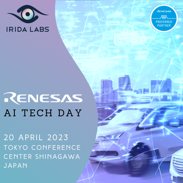 IRIDA Labs (@iridalabs) on Twitter photo It is a real honor to be invited by <a href="/RenesasGlobal/">Renesas Electronics</a> at the AI Tech Day on 20 April, 2023, in Tokyo, Japan!
We will be presenting our Computer Vision & AI platform PerCV.ai & the Vision AI Sensor we've built in collaboration with Renesas on RZ/V2L for #SmartCities It is a real honor to be invited by <a href="/RenesasGlobal/">Renesas Electronics</a> at the AI Tech Day on 20 April, 2023, in Tokyo, Japan!
We will be presenting our Computer Vision & AI platform PerCV.ai & the Vision AI Sensor we've built in collaboration with Renesas on RZ/V2L for #SmartCities