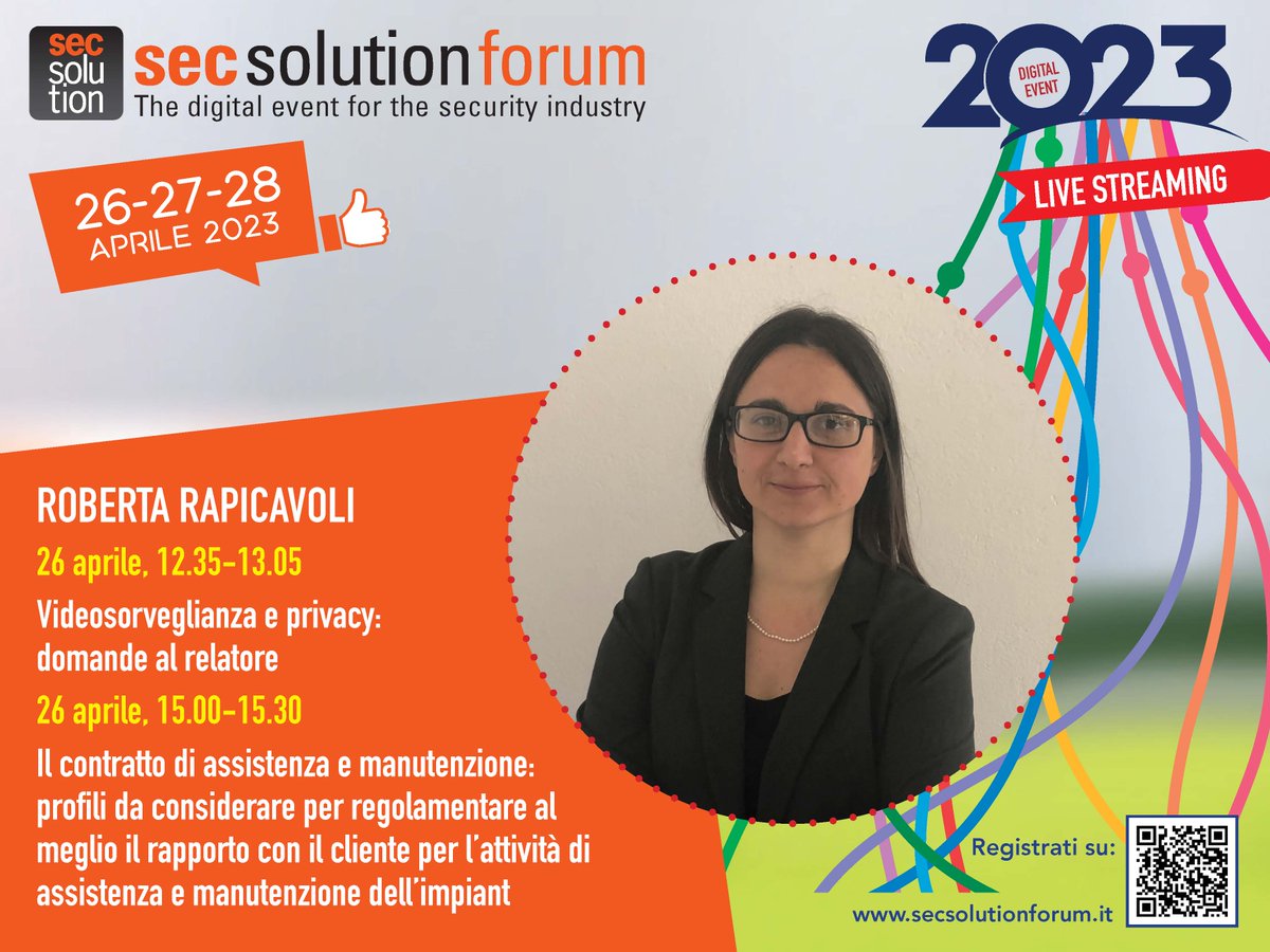 secsolforum's tweet photo. #FORMAZIONE 👨🏫
Non perdere gli appuntamenti con la formazione con gli esperti e docenti di #secsolutionforum 👇 registrati su https://t.co/h9ScaWIzmh
🚩Roberta Rapicavoli @RRapicavoli
🚩antonio avolio
🚩Domenico Battaglia
🚩Salvatore Lamaestra https://t.co/bnBvITHjRu