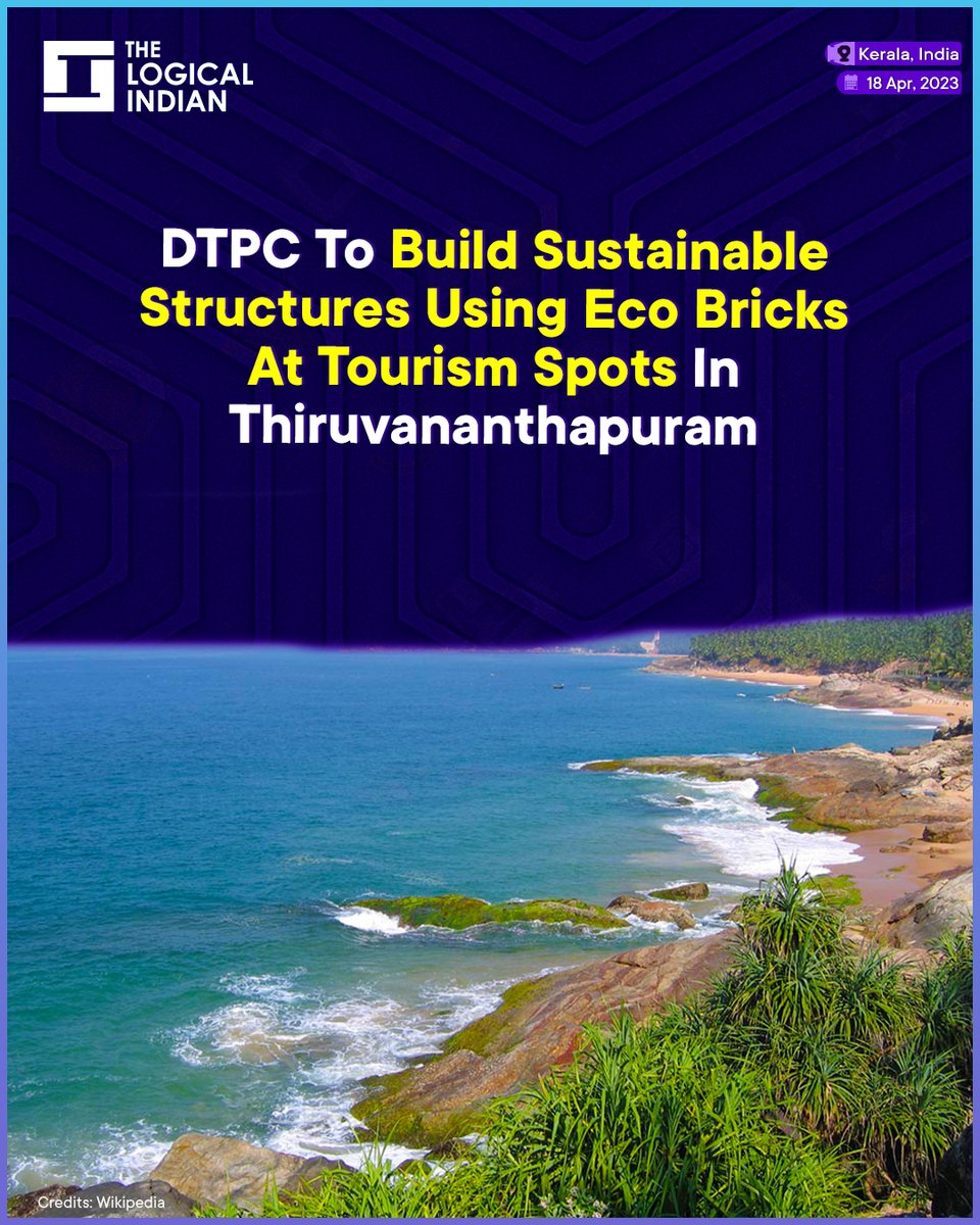 LogicalIndians's tweet photo. The District Tourism Promotion Council (DTPC) and the Tourism Club are collaborating to launch a cutting-edge initiative encouraging upcycling and sustainably combating plastic pollution. 

#sustainablestructure  #ecotourism  #kerala  #ecobricks https://t.co/c5CZxN2ytV