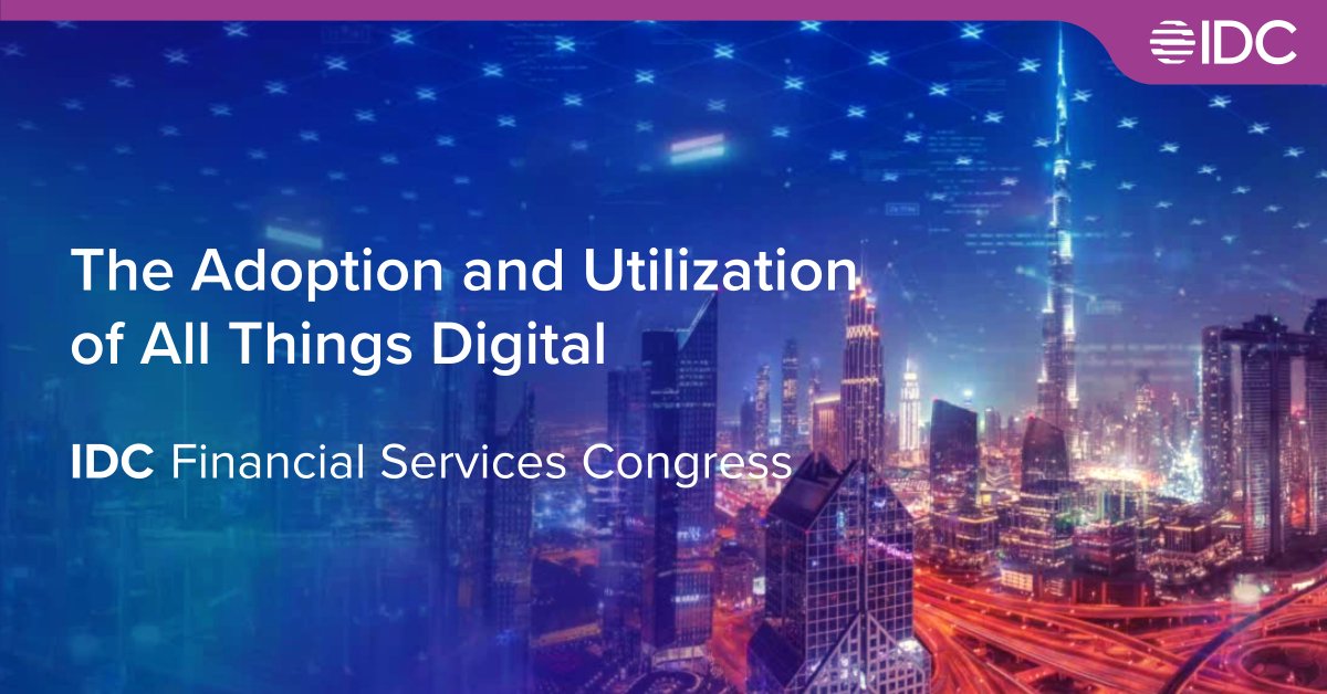 Experience the financial revolution at <a href="/IDC/">IDC</a> Financial Services Congress 2023 Middle East edition on June 13 at The Ritz-Carlton, Dubai International Financial Centre. 

Join industry leaders to explore the future of finance in a luxurious setting. #IDCBFSI
bit.ly/3MRJFwf